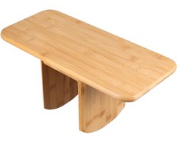 Meditatie Krukje - Kneeling Chair - Ontspannen Mediteren - Opvouwbaar Ontwerp - 40x18.5x17.5 cm - Lichtbruin