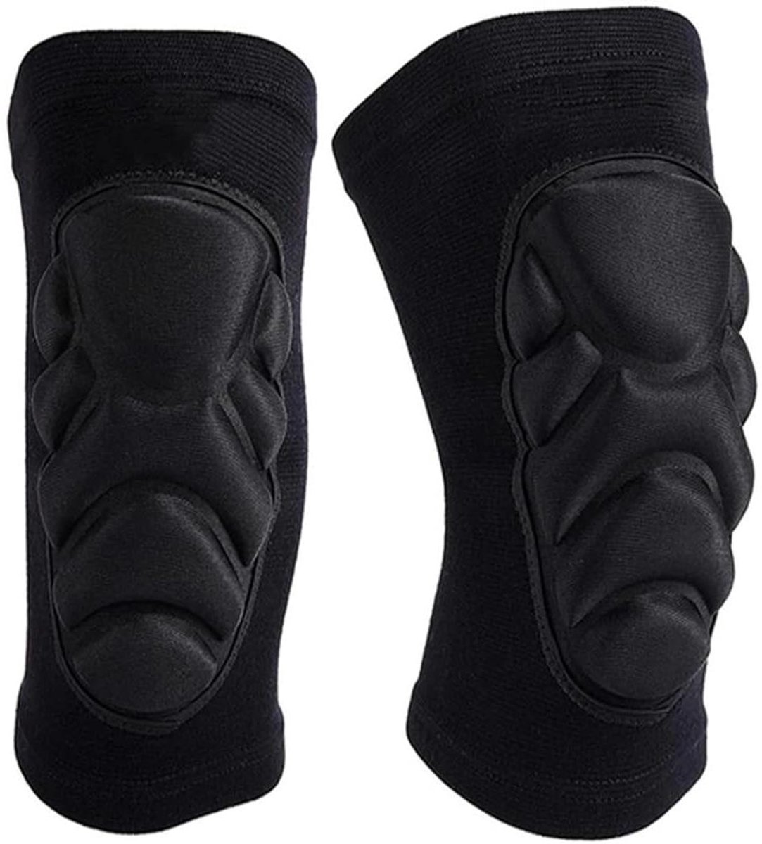 Kniebeschermers - Sportbrace - Actieve Bewegingen - Ademend Comfort - 1 Paar XL - Zwart