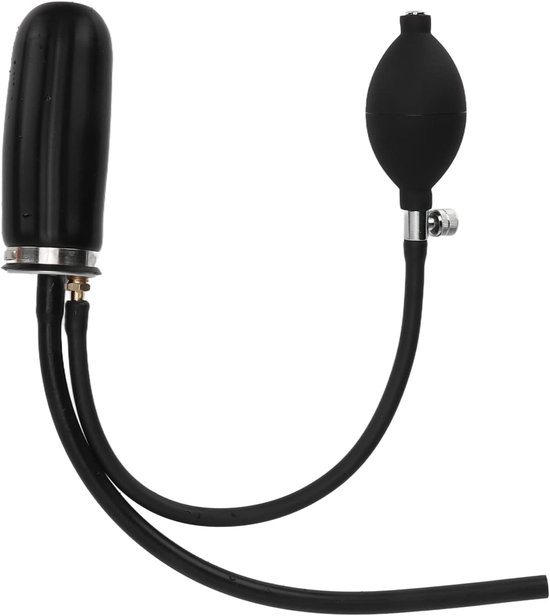 Opblaasbare Adapter - Auto Blaas - Systeem Testen - Hoge Dichtheid - 22x9x5 cm - Zwart — afbeelding 3