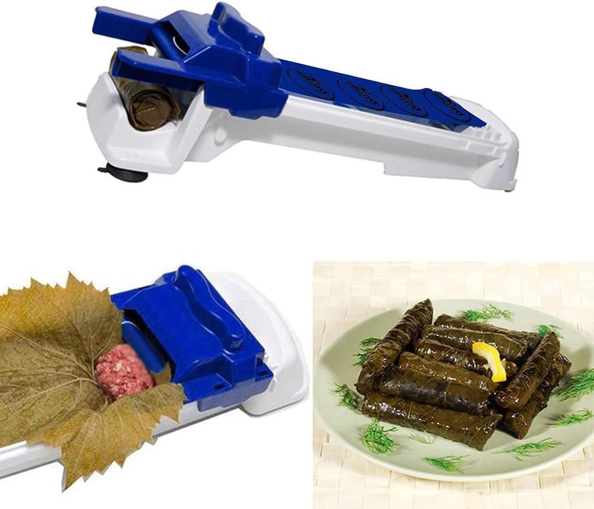 Sushi Maker - Groente Vlees Roller - Snel Sushi Maken - Multi-Functioneel - 36x10x8 cm - Blauw