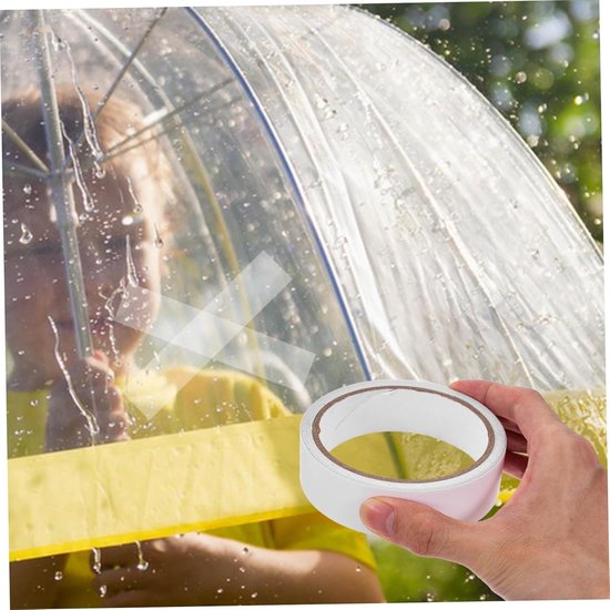 Reparatietape Waterdicht - Luchtbed Tape - Lekkages Dichten - Zelfklevend PE Materiaal - 500 cm - Wit — afbeelding 2