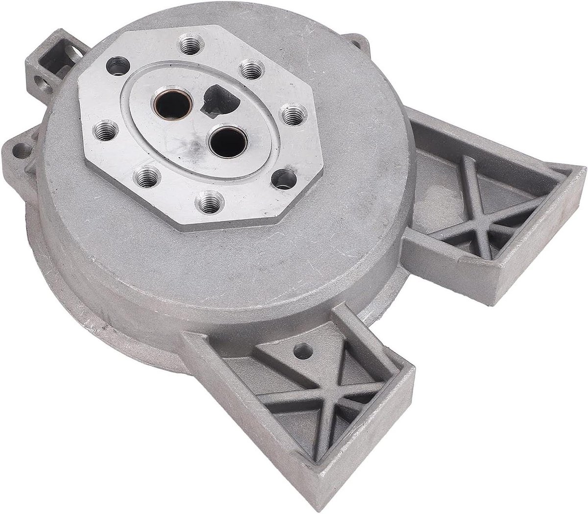 Pompmontage Houtklover - Motorbevestiging Hydrauliek - Hout Klieven - Aluminiumlegering Constructie - 21 x 11 x 7 cm - Zwart