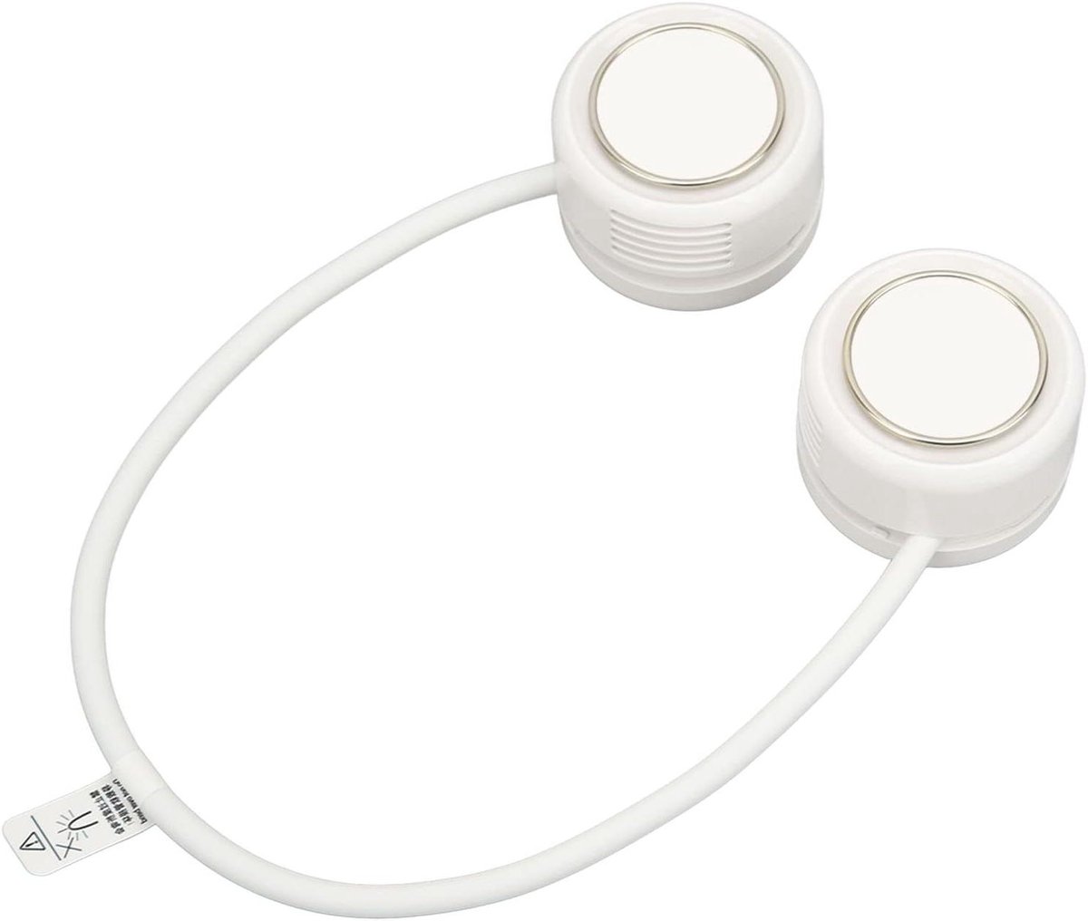 Bladloze Nekventilator - Draagbare Ventilator Hangend - Persoonlijke Koeling - 3 Snelheden Stil - 1600 mAh - Wit