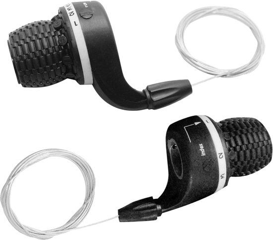 Fiets Versnellingspook - Shifter Set Draaihendel - Fietsen Optimaliseren - Precisie Schakelsysteem - 2.2 cm Diameter - Zwart van fiets — afbeelding 5