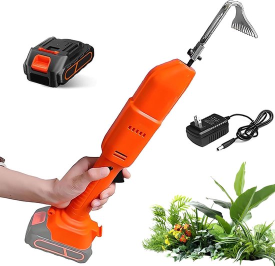 Elektrische Tuincultivator - Onkruidsteker Bodemwoeler - Tuinonderhoud Bodembewerking - Lichtgewicht Ergonomisch Ontwerp - 30 mm Werkdiepte - Zwart — afbeelding 5