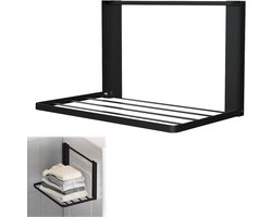 Uitbreidbaar Magnetisch Wasmachine Rek 41x25cm, Inklapbaar Droogrek en Opbergplank voor Wasruimte en Keuken, Perfect voor Organisatie en Ruimtebesparing