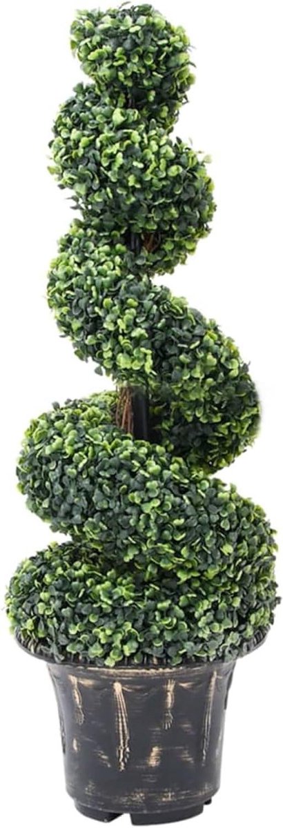 Kunstplant met pot - Decoratie plant - Woonkamer aankleden - Natuurlijk uiterlijk - 100 cm hoog - Groen