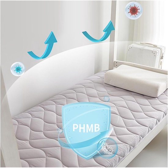 Japanse Futon Matras - Opvouwbaar Slaapmatras - Comfortabel Slapen - Meerlaagse Gewatteerde Structuur - 150x200cm - C — afbeelding 3