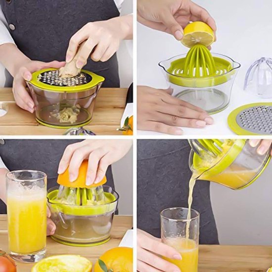 Handmatige Citruspers met Maatbeker en 4-in-1 Functie — afbeelding 4