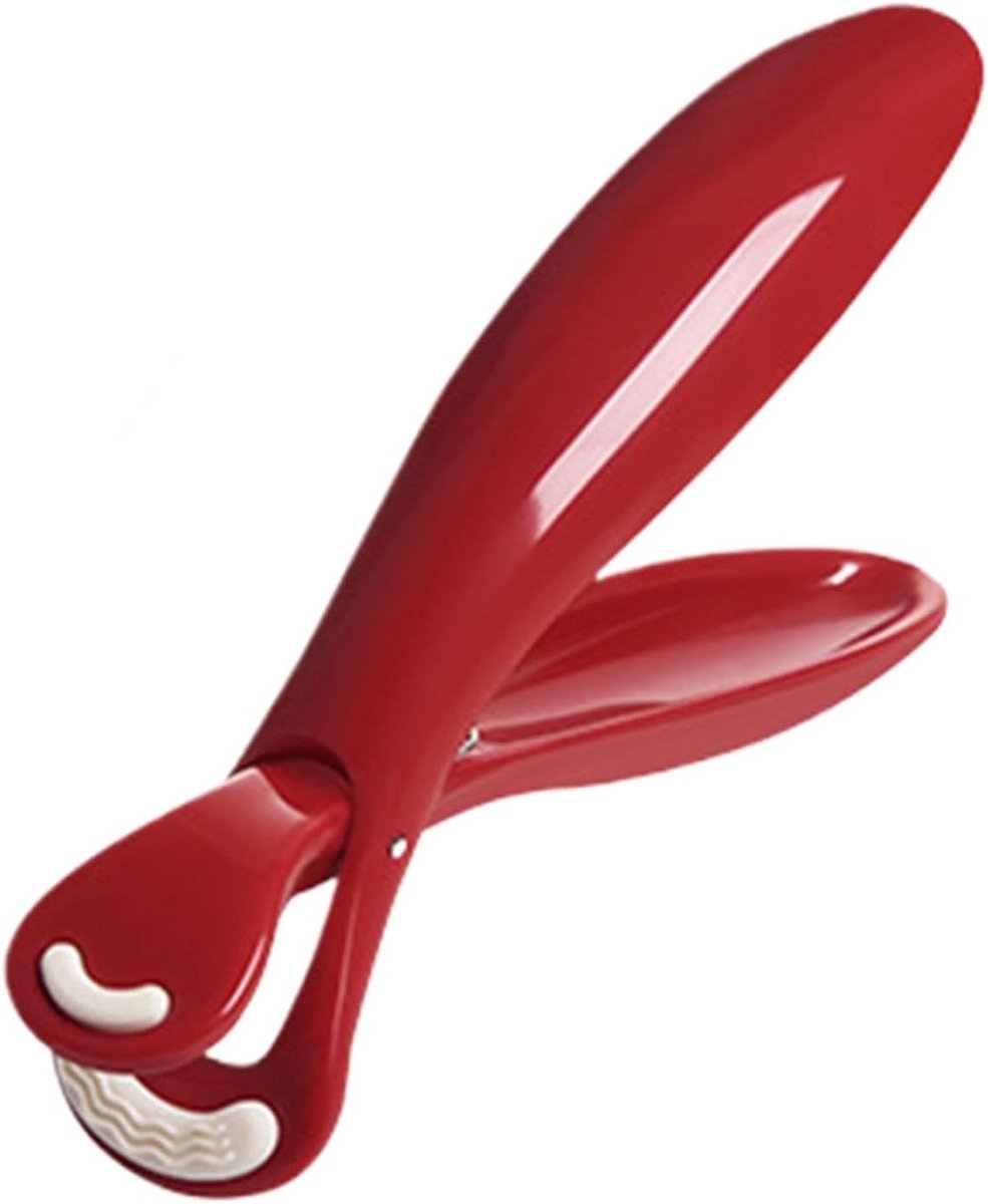 Pannengrijper - Hittebestendige clip Keukentang - Veilig Koken - Antislip Grip - 18.9 cm - Rood