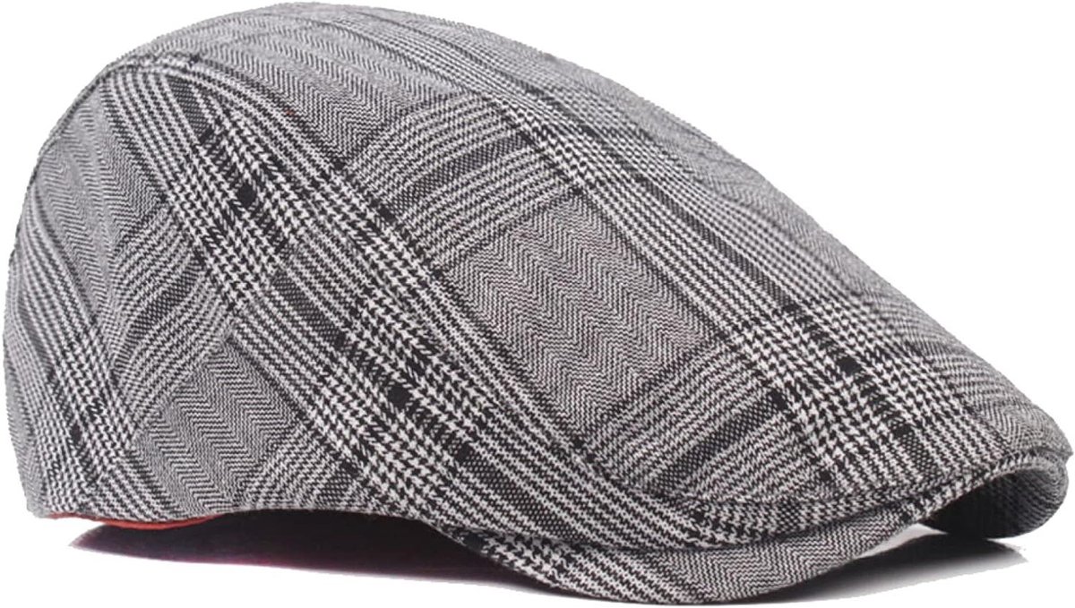 Heren Pet - Baret Pet - Zonwering - Verstelbaar - One Size - Grijs