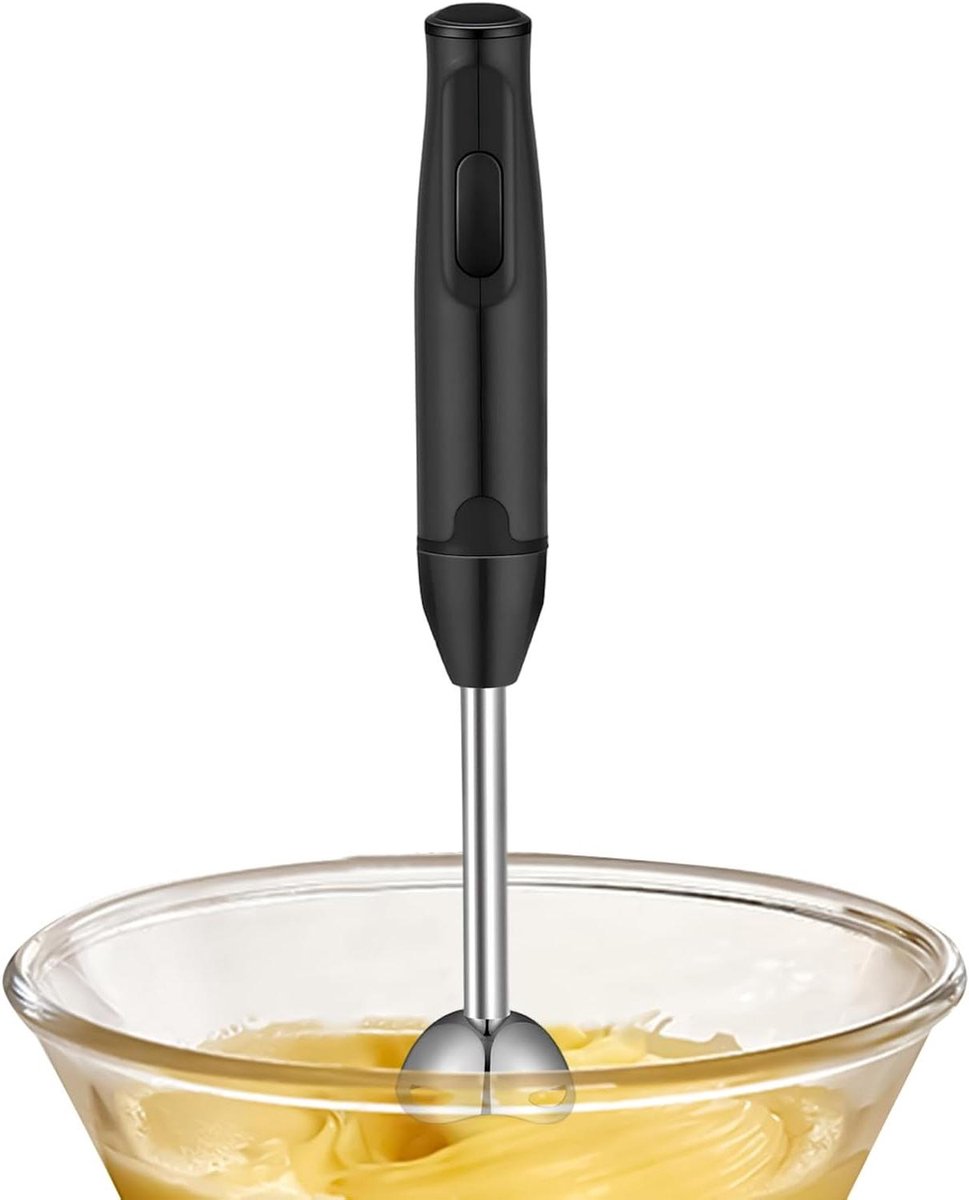 Handmixer - Staafmixer Keukenmachine - Koken en bakken - Multifunctioneel ontwerp - 400 W - Wit