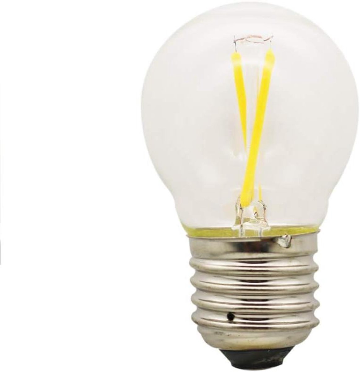 LED E27 Lamp - Gloeilamp Lampje - Sfeerverlichting Thuis - Energiebesparend Tot 90% - 45x77 mm - Warm Wit