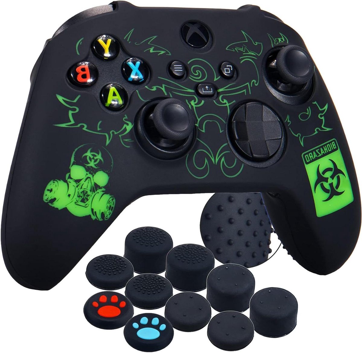 Controller Beschermhoes - Grip Cover - Gaming Bescherming - Zacht Medisch Silicone - 10 stuks - Groen
