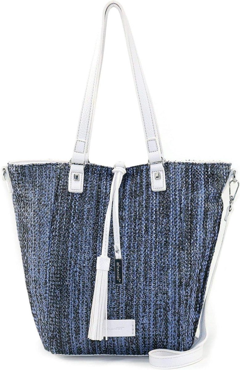 Dames Handtas - Schoudertas - Dagelijks Gebruik - Met Kwast Hanger - 37 cm Breed - Rood