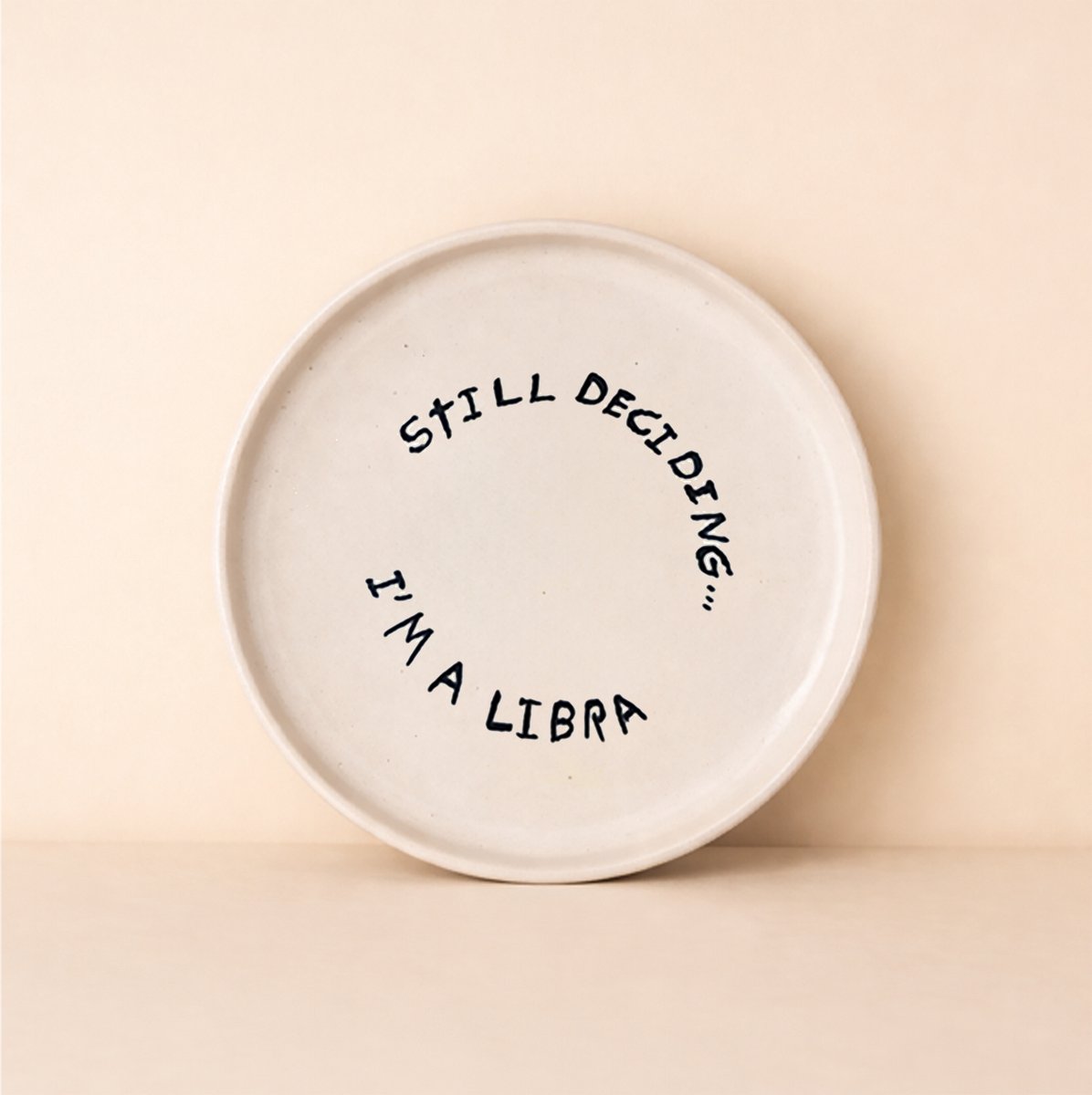 Libra Keramisch Decoratief bordje - Sterrenbeeldserie - Ever Desi Studio