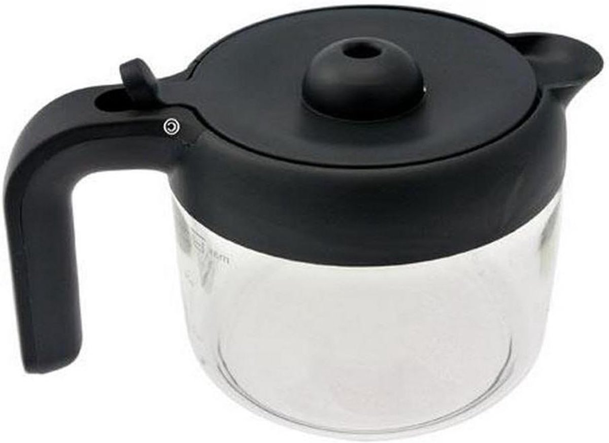 Koffiekan - Glazen kan - Verse koffie - Met handvat - 1.2 Liter - Grijs