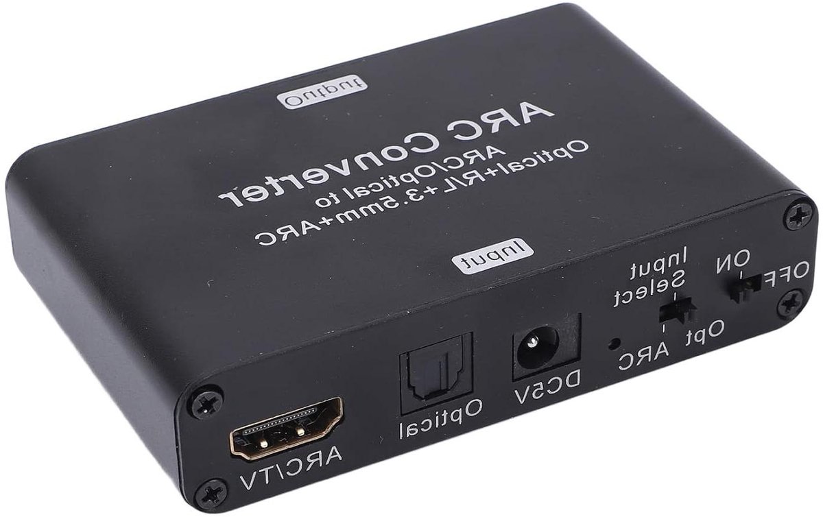 Audio Converter - Geluid Adapter - Home Cinema - Volume Geheugen - 192KHz - Zwart