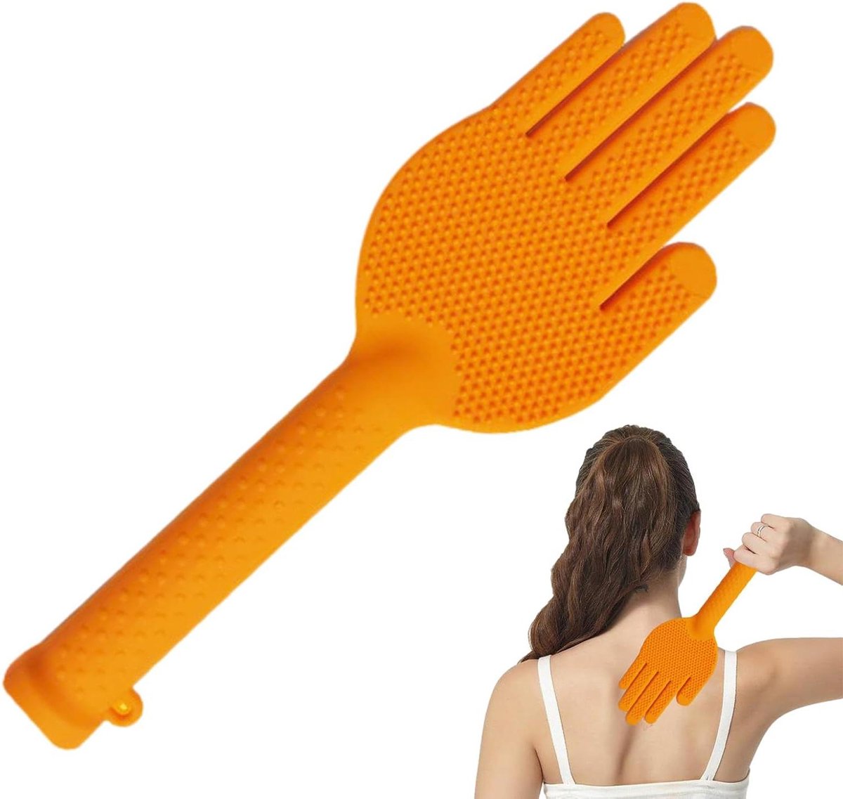 Massage Hamer - Klop Hamer - Spierontspanning - Convex Ontwerp - 32 cm - Oranje