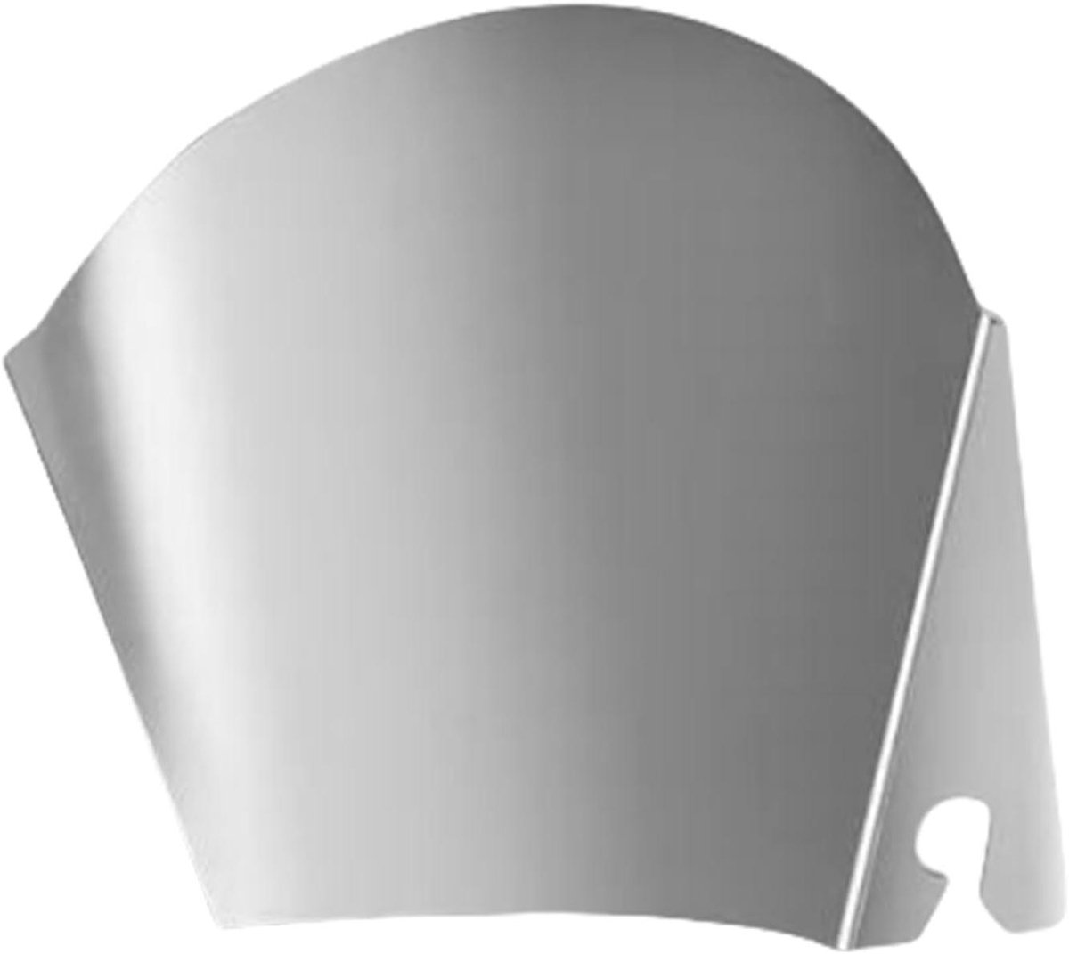 Gietschild Mixer - Spatdeksel Keuken - Morsen Voorkomen - Voedselveilig Roestvrij Staal - 20 x 39 cm - Zilver