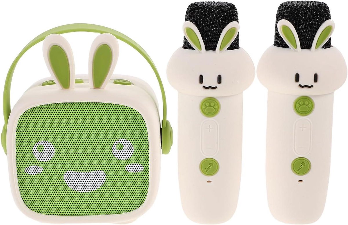 Mini Karaoke Machine - Draagbare Karaokespeaker - Zingen en Verhalen - Geïntegreerde Microfoon - 95 x 11 x 7 cm