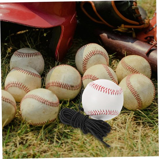 Honkbal Swing Trainer - Slag Oefenapparaat - Slagvaardigheid Verbeteren - Stevig Elastisch Ontwerp - 7.00X7.00X7.00CM - Wit — afbeelding 4