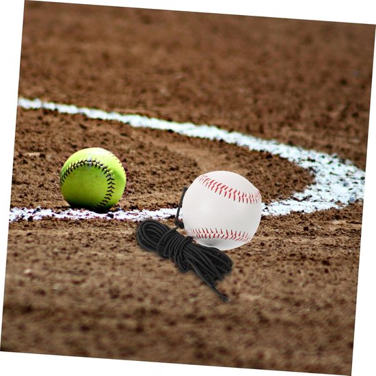 Honkbal Swing Trainer - Slag Oefenapparaat - Slagvaardigheid Verbeteren - Stevig Elastisch Ontwerp - 7.00X7.00X7.00CM - Wit — afbeelding 2