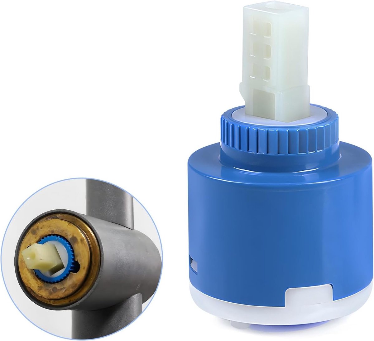 Waterkraan cartridge Ø 35mm - Keramische vervangingsonderdelen voor keukenkranen, geschikt voor Blanco, Linus en S modellen, ideaal voor keukenaccessoires