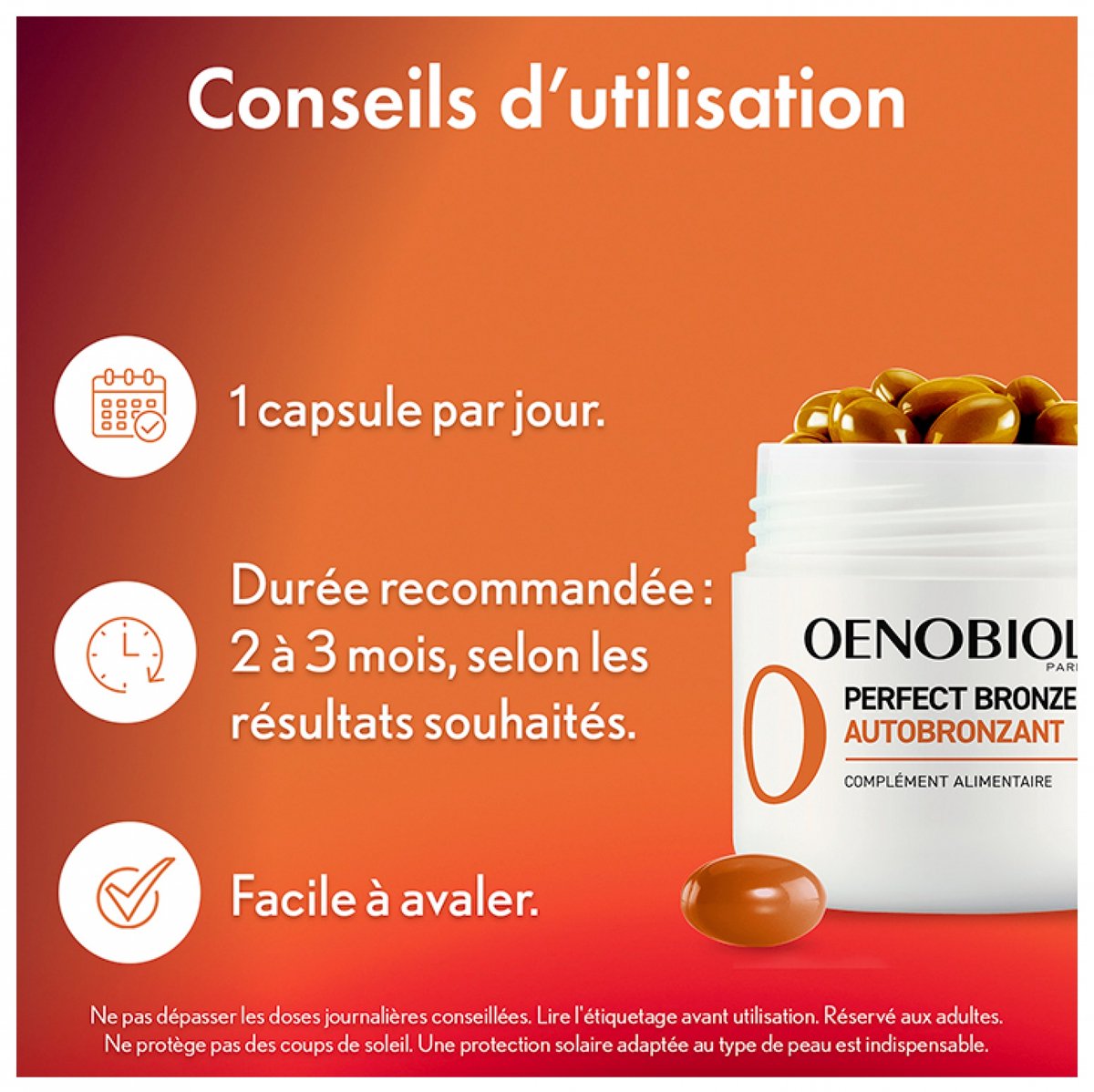 Oenobiol Perfect Bronze Zelfbruiner Set van 2 x 30 Capsules – foto 2