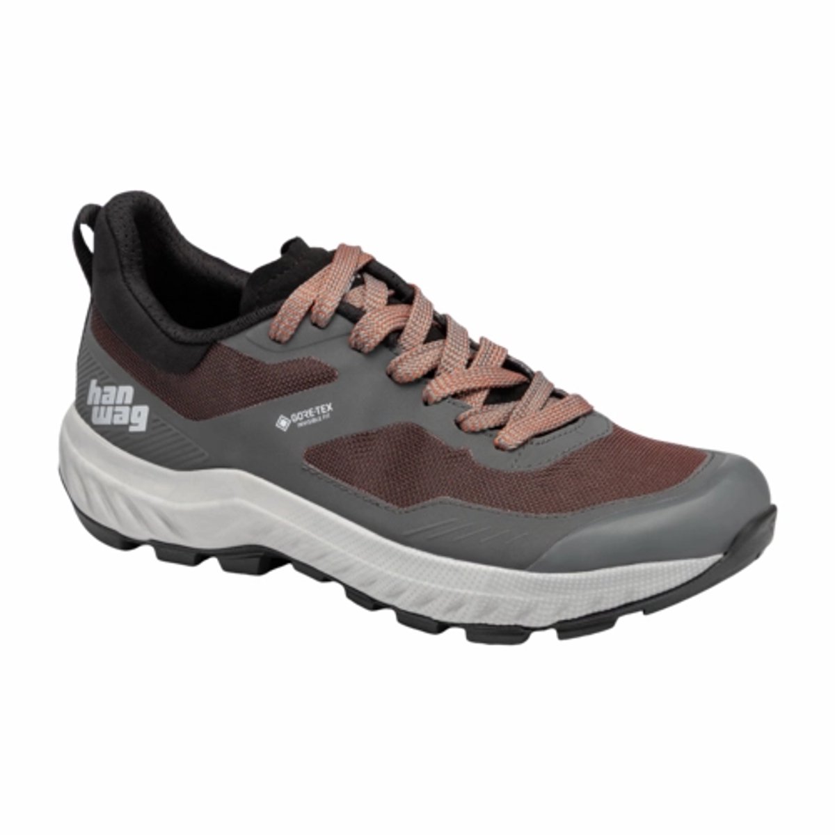 Wandelschoen Hanwag Women Kaduro Light Lady GTX Plum -Schoenmaat 37 5 Grijs