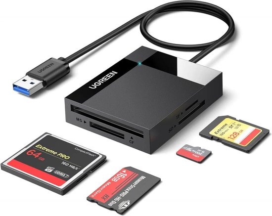USB 3.0 All-in-1 Card Reader SD TF CF MS Memory Cards Multi Slot USB Reader UG215