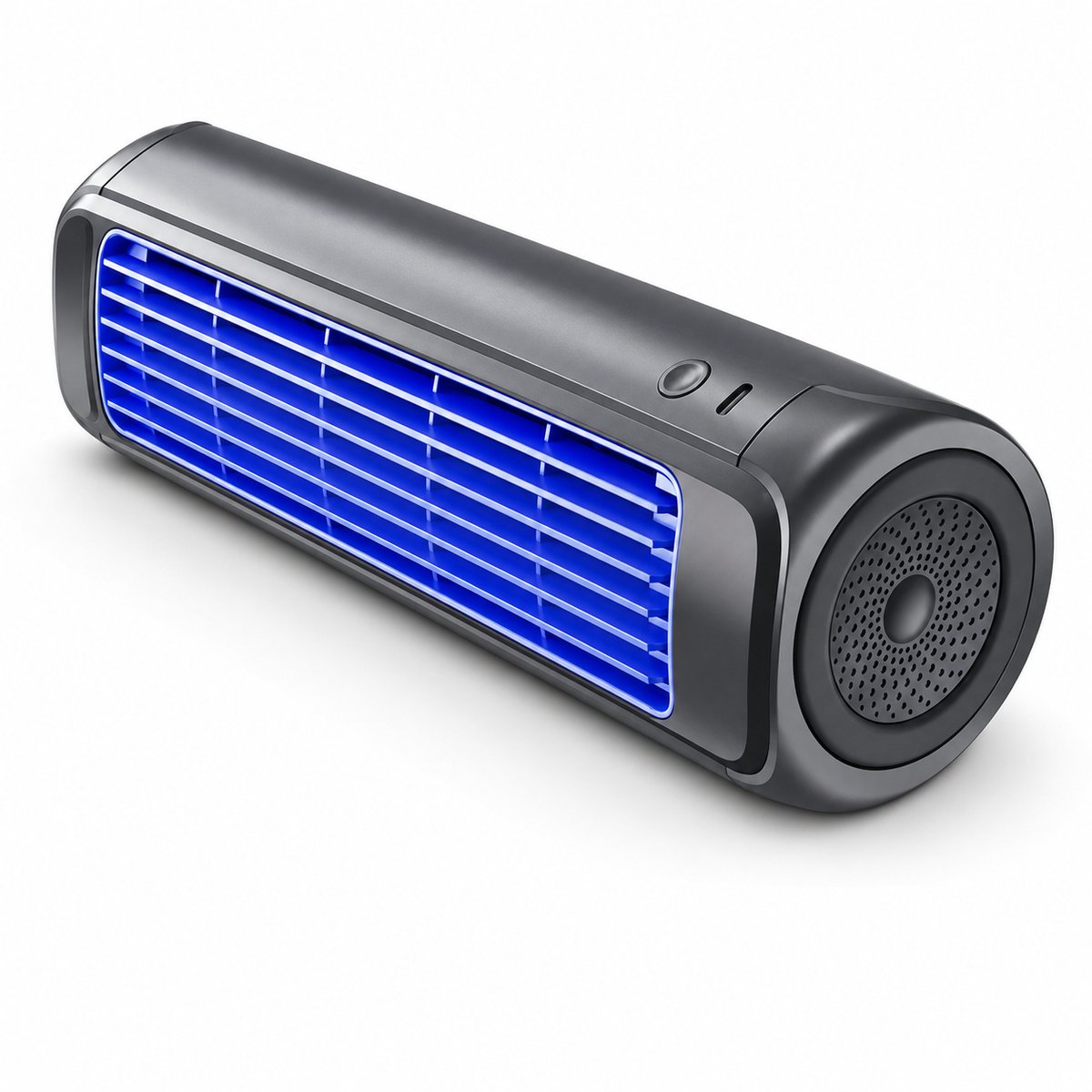 Bobypet - Premium Aircooler Muurmontage - Zonder Boren Ventilator - Energiezuinige Koeler met Drie Snelheden - Draagbare Mobiele Airco Cooler voor Slaapkamer, Keuken en Badkamer - Compacte Wandventilator met Geavanceerde Waterkoeling - grijs