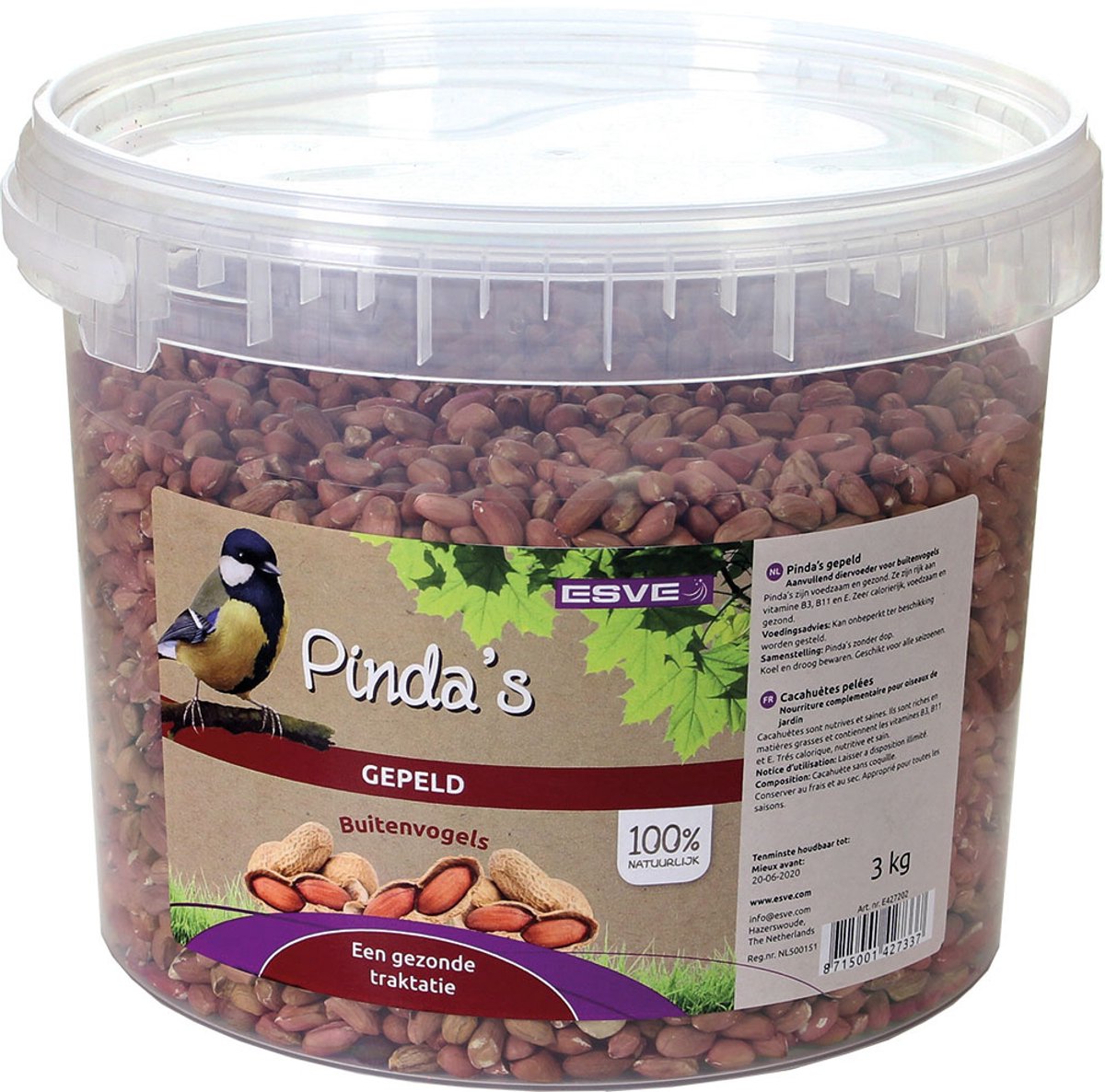 ESVE Pinda Gepeld - Emmer - 3kg