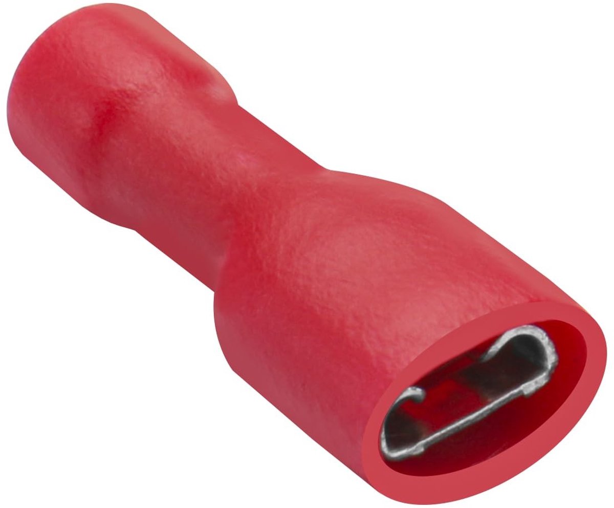 Byshayne - Kabelclips - Kabelbevestiging - 100 stuks - Rood - Isolatie - Voor 0.5-1.5mm² - Voor snelle en veilige aansluiting
