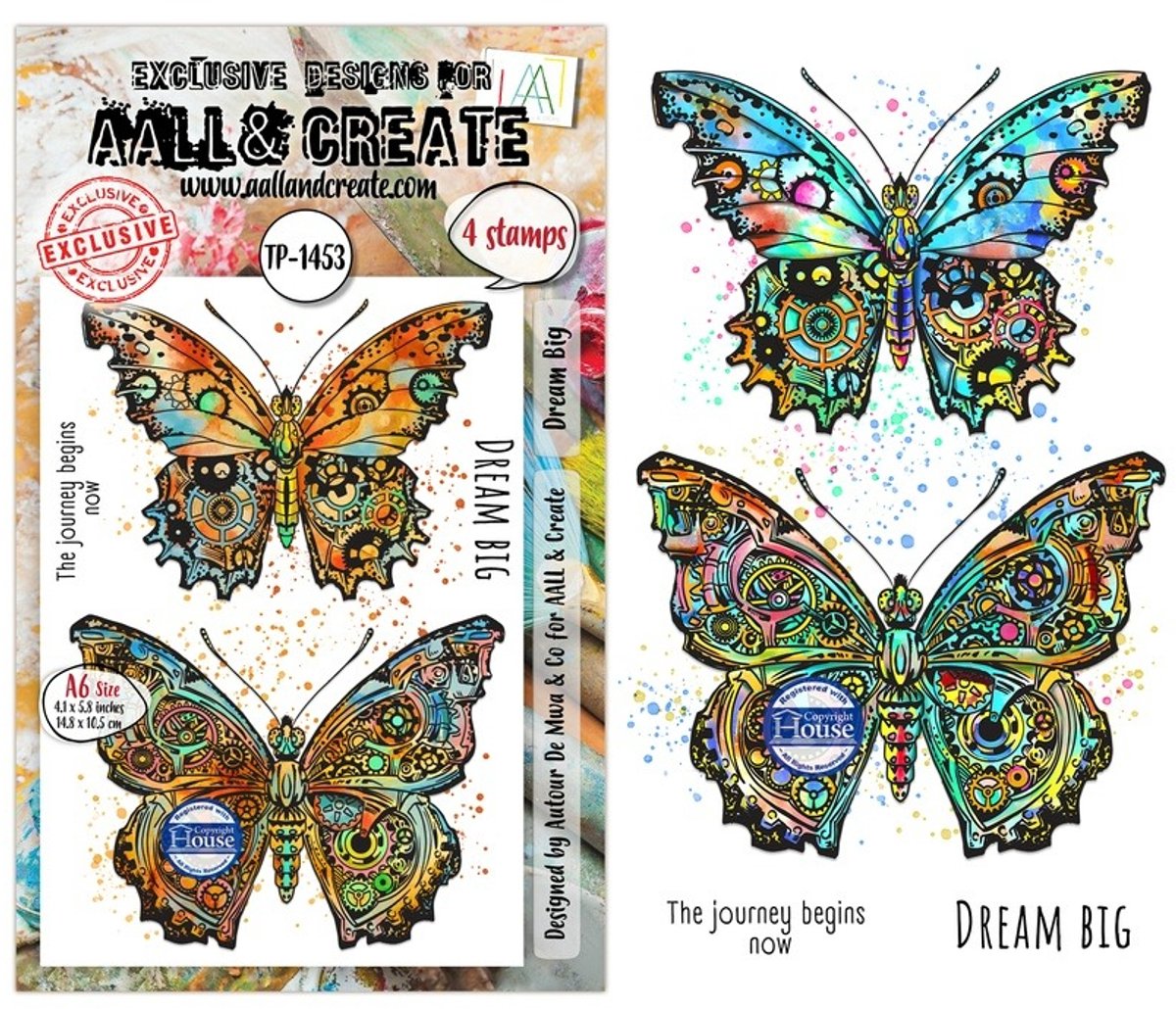 Aall & Create clearstamp A6 - Dream big