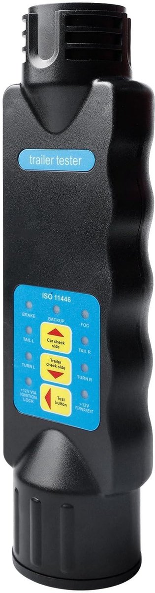 NTH products- Aanhangertester 13-polig - Stekker Testapparaat - 12 V Aanhangerverlichting - Diagnosetool - Auto/Vrachtwagen/Caravan - Betrouwbare Resultaten - Stekker Tester