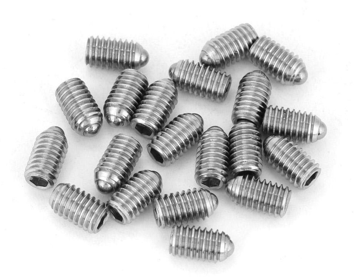 Cosensi- Piston M6*10 - 20 Stuks - Roestvrij Staal - Hexagonaal - Professionele Kwaliteit - Voor Industriële Toepassingen - Plunjer