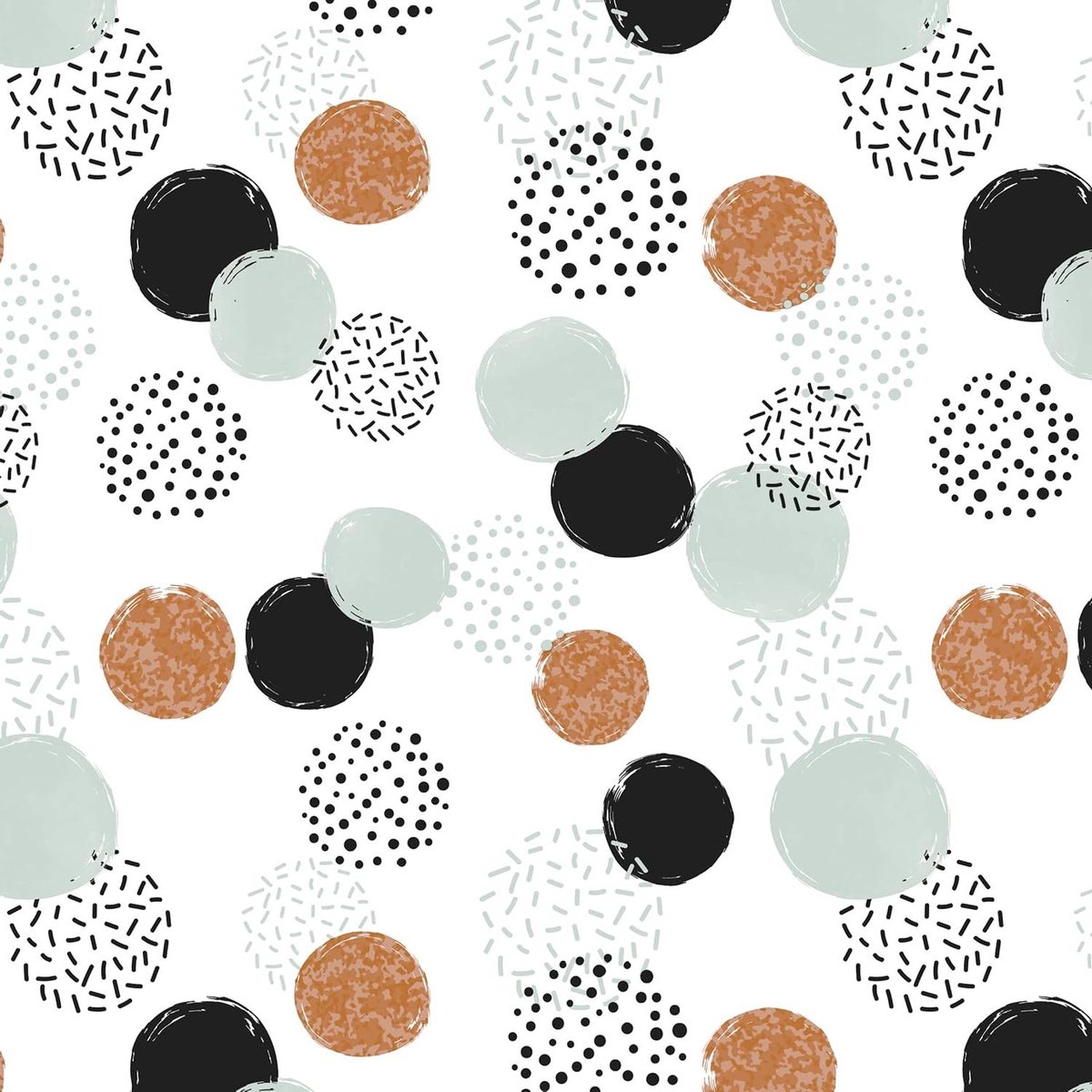 Cadeaupapier Magical Dots - Inpakpapier Stippen - Feestelijke Geschenkverpakking - Luxe Gecoat Kraftpapier - 70cm x 175m - Blauw Goud Koper