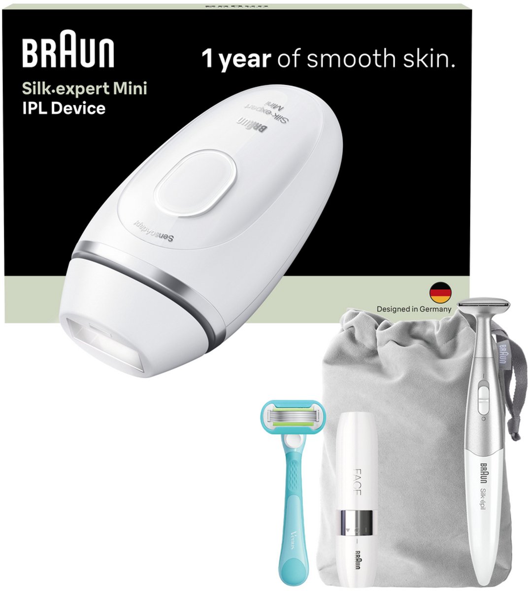 Braun IPL Silk·expert Mini - Ontharing Voor Thuisgebruik - PL1115