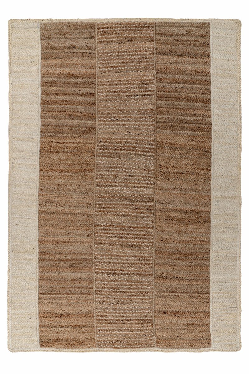 Vloerkleed Cottage ivoor – 160 x 230 cm – 100% jute, handgeknoopt