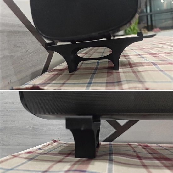Soundbar Verhogers - Luidspreker Stands - Verbeter Geluid - Montage zonder gereedschap - Verstelbare breedte - Wit Zwart — afbeelding 3