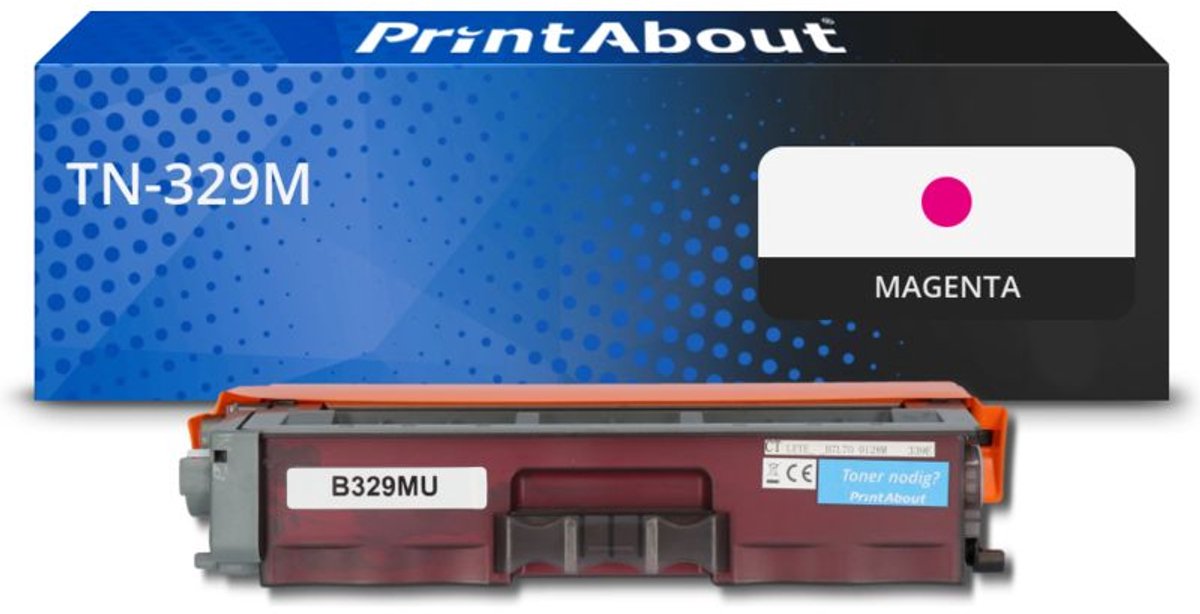 Brother TN-329M toner magenta Huismerk