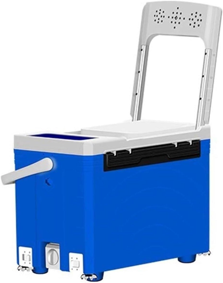 Viskoffer Opbergdoos - Visgerei Kist - Vissen Organiseren - Verstelbare Poten - 56 x 32 x 41 cm - Blauw
