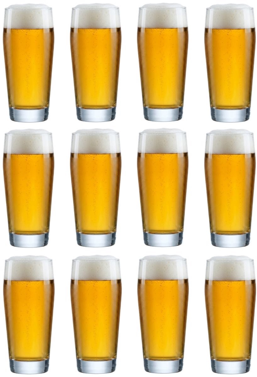 Cookinglife Duitse Bierglazen Willybecher 330 ml - 12 stuks