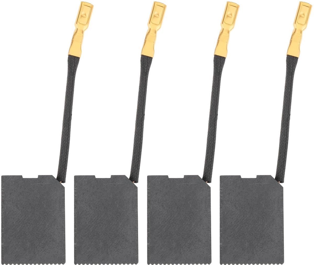 Dailygoods- Hamerboor Koolborstels 4 Stuks - Duurzaam Koolstofmateriaal - Optimale Grootte 22 x 16 x 6,3 mm - Verbeterde Boorprestaties - Compatibel met Titan TTB572SDS/TTA572SDS/TTB571SDS