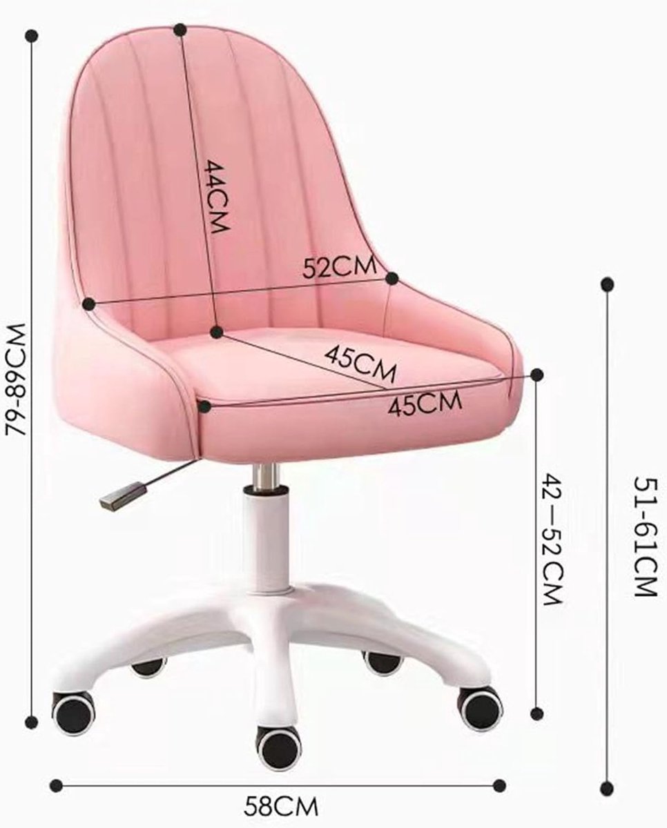 Bürostuhl mit Rollen Ergonomischer Drehstuhl mit hoher Rückenlehne PU-Leder 360° drehbar verstellbare Sitzhöhe Gaming & Bürostuhl für Büro Homeoffice bis 250 lbs belastbar – Mobili Bella