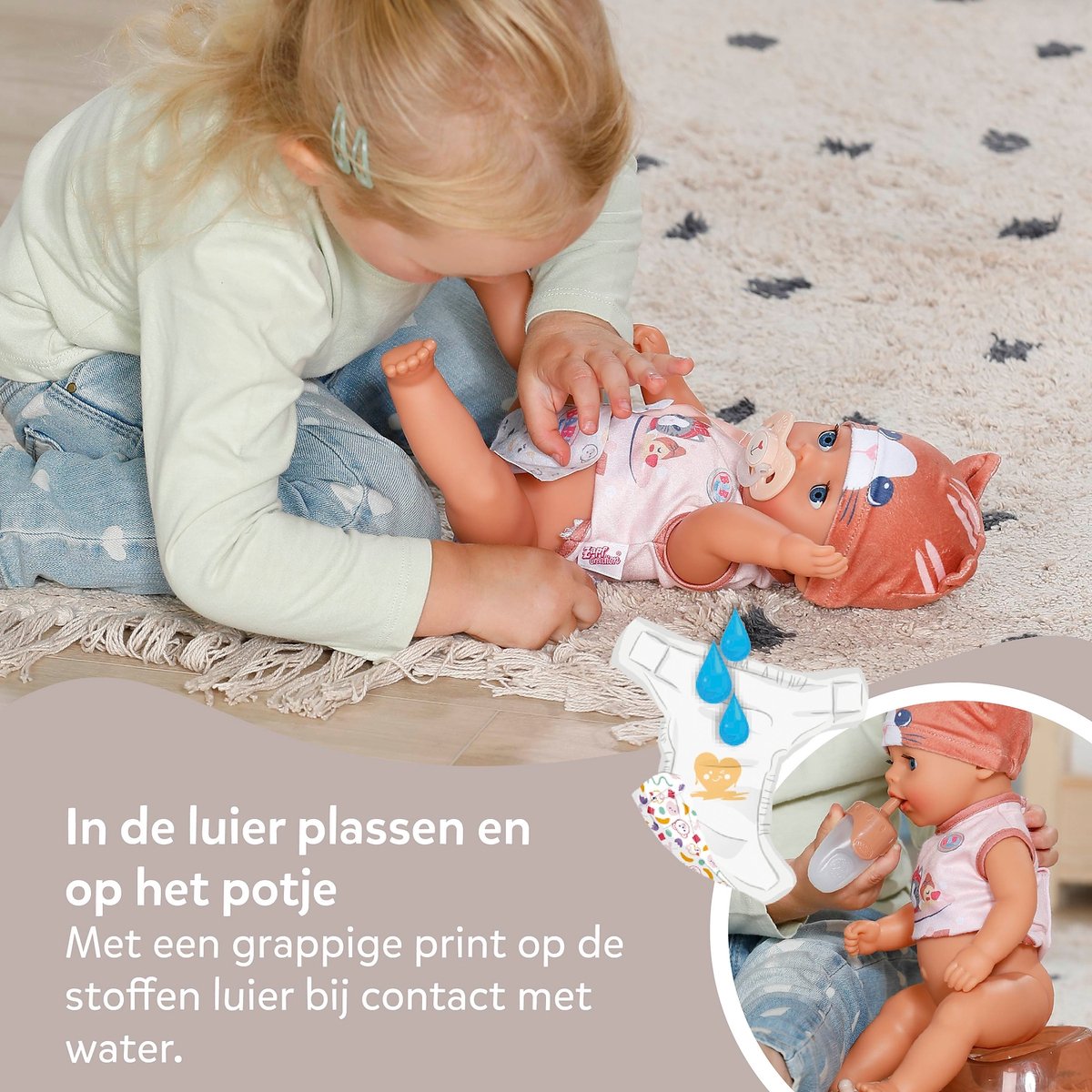 BABY born Lena Kat (36 cm) — afbeelding 12