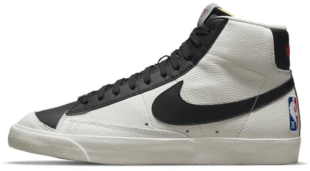 Nike Blazer Mid 77 EMB NBA 75th Anniversary Trail Blazers Zwart