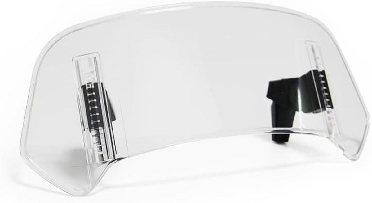 Motorfiets Windscherm - Lucht Deflector - Comfortabel Rijden - Hoge Sterkte Materiaal - 360mm Lengte - Transparant