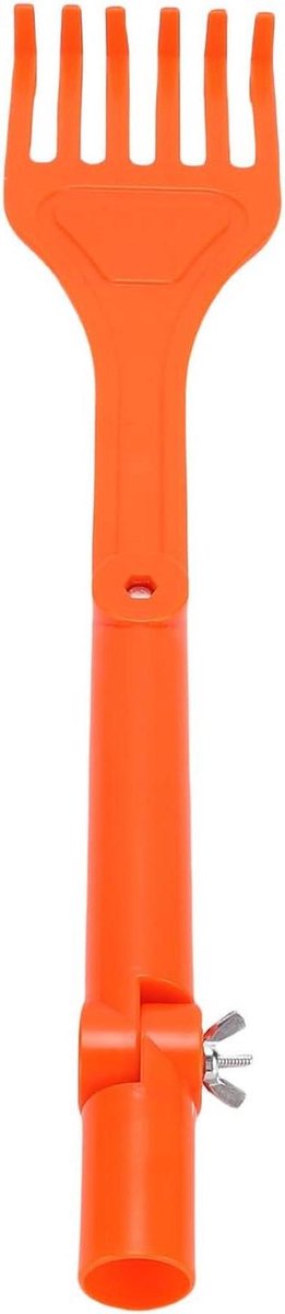 Mini Harkgereedschap - Dakgoot Schraper - Dakgoot Reinigen - Draaibare Kop - 13 cm - Grijs